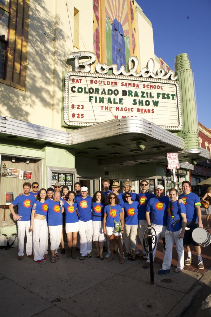 Bateria Alegria Boulder Theater marquee